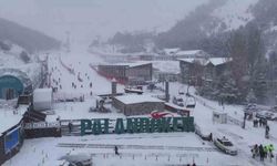 Palandöken'de kış manzaraları mest etti