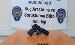 Sarıkamış'ta düzenlenen operasyonda silah ele geçirildi