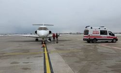 Yenidoğan bebek uçak ambulansla Konya'ya gönderildi