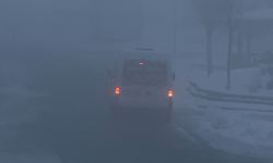 Yüksekova'da görüş mesafesi sıfıra düştü