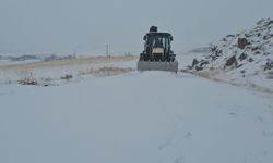 Aydınlar Beldesi beyaza büründü
