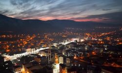 Güroymak’ın gece görüntüsü beğeni kazandı