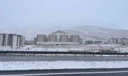 Bitlis’te Gece Başlayan Kar Yağışı Kenti Beyaza Bürüdü