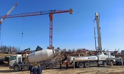 Ahlat’ın Tahtısüleyman Mahallesi’nde TOKİ konutları yükseliyor