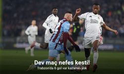6 gollü süper maç! Trabzonspor ile Beşiktaş yenişemedi