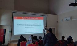 Elazığ'da kadına yönelik şiddetle mücadele için bilgilendirme yapıldı