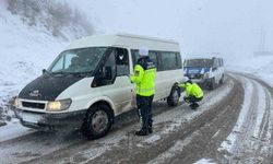 Jandarmadan sürücülere hayat kurtaran uyarılar yapıldı
