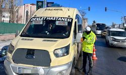 Kars'ta toplu taşıma araçlarına sıkı denetim gerçekleştirildi