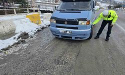 Malatya'da kış lastiğinde sıkı denetim