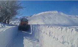 Ovacık’ta kar esareti:Kar kalınlığı 2 metreyi aştı