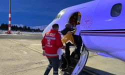 Uçak ambulans 5 aylık bebek için zamanla yarıştı
