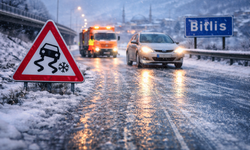 Gizli buzlanmaya dikkat! Bitlis genelinde sürücüler uyarıldı