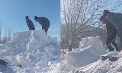 Hizan’da karla mücadele imece usulü sürüyor