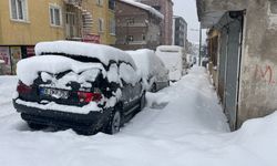 Tatvan’da araçlar kara gömüldü