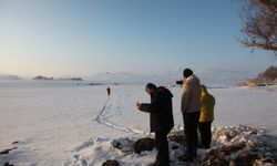 Nazik Gölü fotoğraf tutkunlarının uğrak noktası oldu