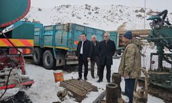 Kış Ortasında mahallenin suyu kurudu, belediye sondaj çalışması başlattı