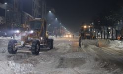 Güroymak Belediyesi kar mesaisine devam ediyor