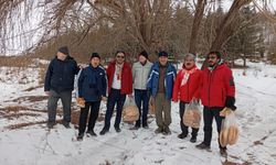 Ahlat’ta yaban hayvanları için anlamlı yemleme çalışması