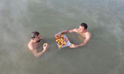 Budaklı Kaplıcasında meyve keyfi