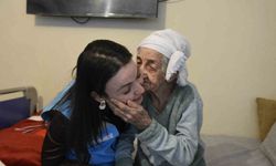 101 yaşındaki hastaya evde sağlık hizmeti