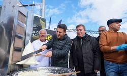 Alışılmışın dışında bir etkinlik: Et döner yerine tulum peyniri kestiler