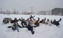 Belçikalı turistler Erzurum'da doyasıya eğlendi