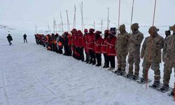 Hesarek Kayak Merkezi’nde gerçeği aratmayan tatbikat