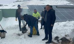 Kars’ta imece ruhu: İçme suyu için kurulan GES’lerin karı temizleniyor