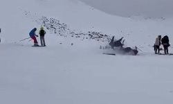 Kayak merkezinde talihsiz kaza: 6 kişi yaralandı