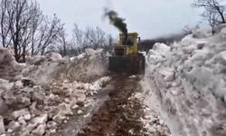 Yayladere'de karla mücadele ekipler sahada