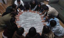 ‘Yemekteyiz’ konseptli etkinlikte koruma altındaki çocuklardan renkli görüntüler