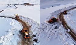 Ahlat Yuvadamı Köyü’nde hummalı kar mesaisi