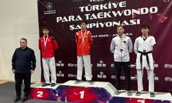 Tatvanlı para taekwondo sporcusu Hamza Tarhan Türkiye ikincisi oldu