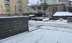 Tatvan’da Sabah Saatlerinde Kar Yağışı Başladı
