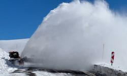 2 bin 540 rakımlı Sahara Geçidi'nde korkutan çığ