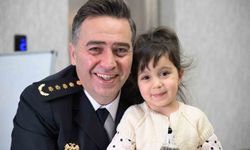 Bayramda sahadaki polislere anlamlı ziyaret