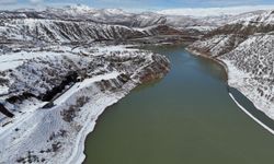 Bingöl'de kar sonrası kartpostallık manzaralar oluştu