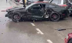 Elazığ'da hakimiyetini kaybeden otomobil4 araca çarptı