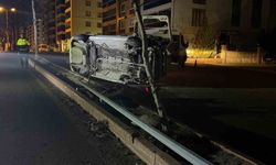 Elazığ'da otomobil devrildi: 1 yaralı