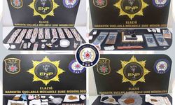 Elazığ'da uyuşturucuya geçit yok: 14 şüpheli tutuklandı