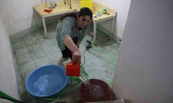 Elazığ'da yeraltı suları taştı: 40 evin bodrumunu su bastı