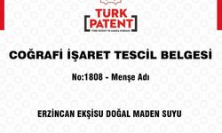 Erzincan Ekşisu Doğal Maden Suyu'na coğrafi işaret müjdesi