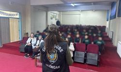 Erzincan'da öğrencilere güvenlik eğitimi