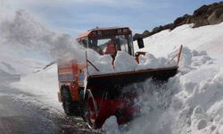 Kar ve tipiyle kapanan yol 4 ay sonra ulaşıma açılıyor
