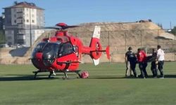 Malatya'da hava ambulansı havale geçiren bebek için havalandı