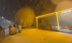 Malatya'nın yüksek kesimlerinde kar yağışı etkili oldu