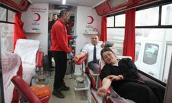 Malazgirt'te kan bağışı kampanyasına yoğun destek