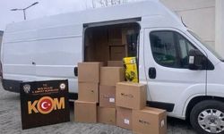 Muş'ta 1 milyon 110 bin adet makaron yakalandı