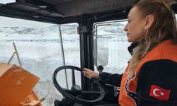 Zorlu hava ve yol koşullarında kadın emekçiler sahada