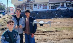 Ahlatlı gençler mini drone ile ilçeyi keşfediyor